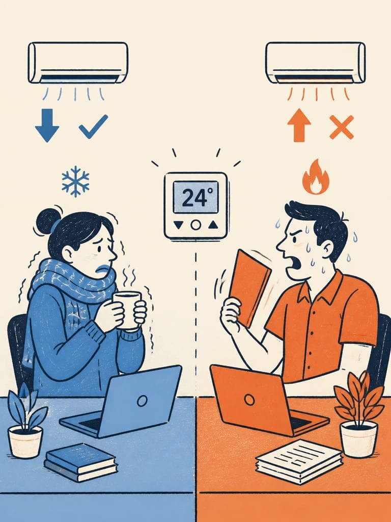 The Office Thermostat War: Why Your Colleague Freezes While You Sweat