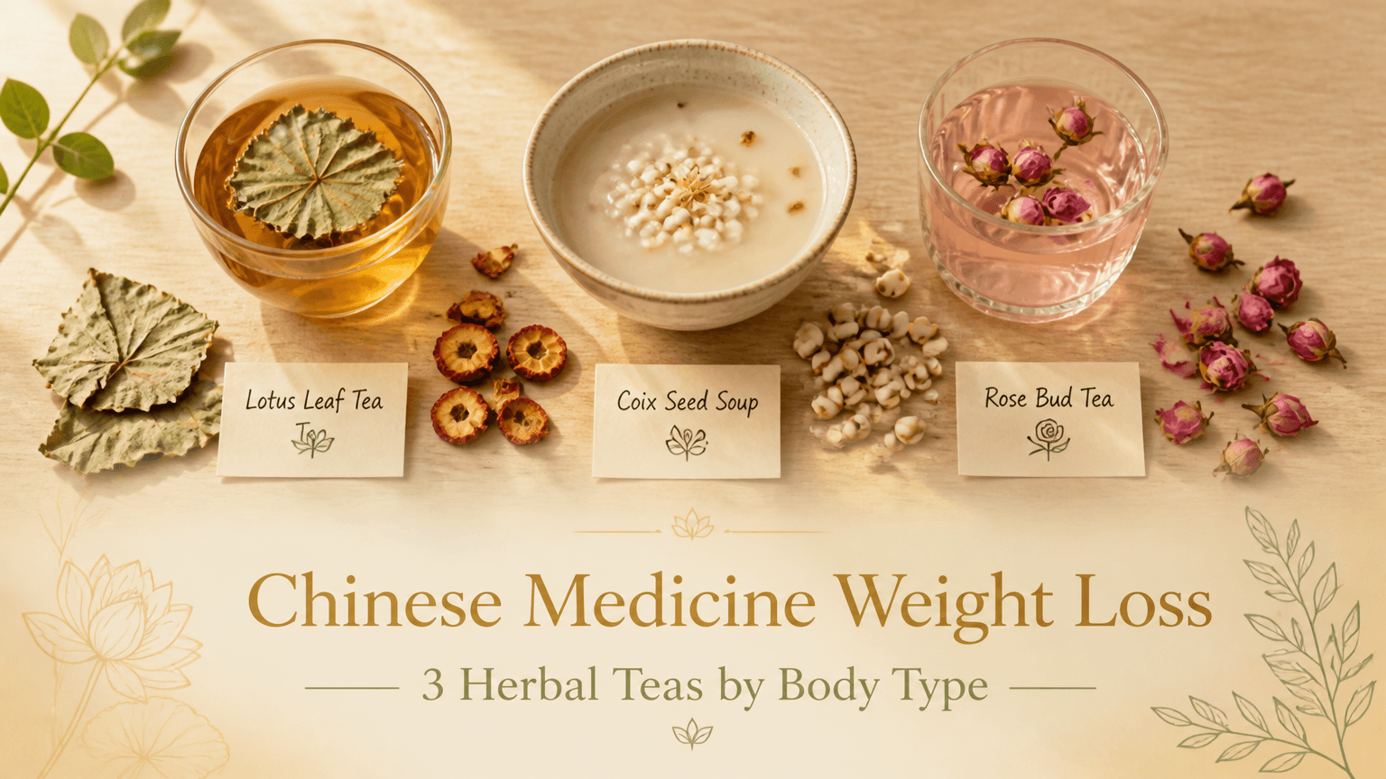 Chinese Medicine Weight Loss: 3 Herbal Teas by Body Type